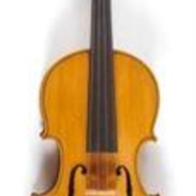 14â€³ x 23.5â€³ | Stradivarius Violin | Continental Copy | 20th Century
A continental copy of a stradivarius violin that is early 20th...