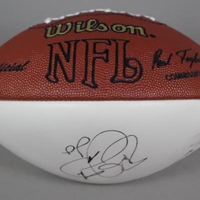 Autographed Dallas Cowboys Football w/ Emmitt Smith, Jerry Jones & More