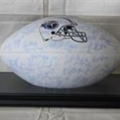 Tennessee Titans 2010 Team Autographed Football
