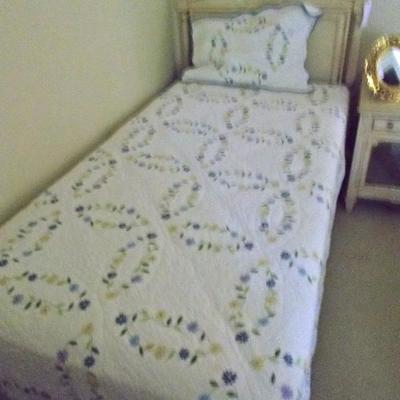 Twin bed with box spring and mattress $325
2 available