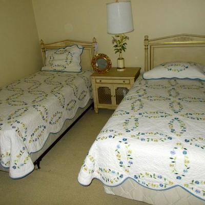 Twin bed with box spring and mattress $325
2 available