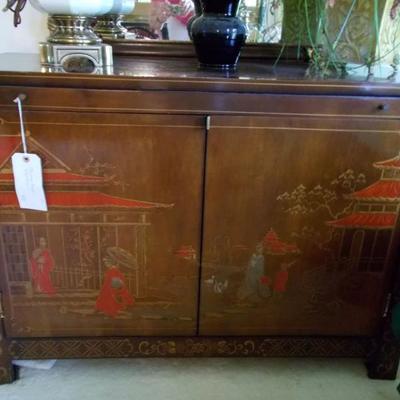 Chinese chest $495
41 1/4 X 18 1/2 X 29 1/2"