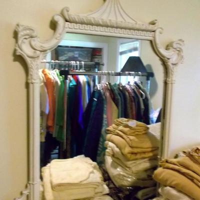 Oriental pagoda style mirror $140