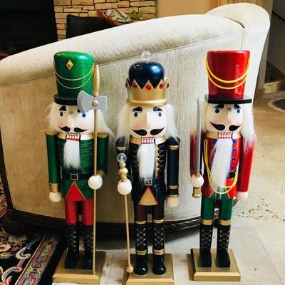 30" Nutcrackers. $25 each.