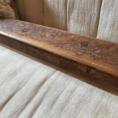 Antique wood dresser box. Circa 1900. $40
