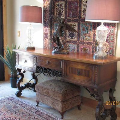 Buffet $500. Lamps $85 each.