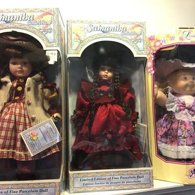 Collector's edition dolls - 10 year anniversary Cabbage Patch Doll.
