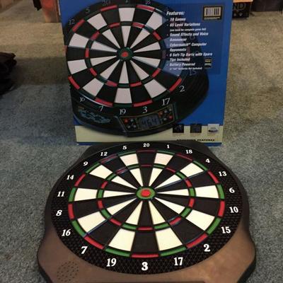 Electronic dart board.