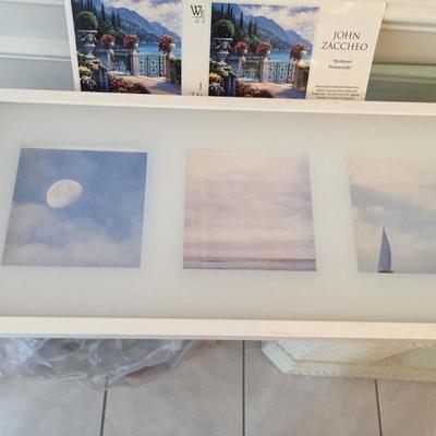 Beach themed artwork.