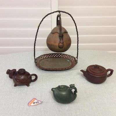 JYR040 Vintage Chinese Tea Pot Assortment