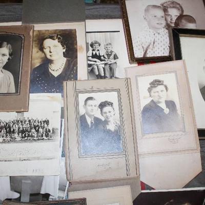 Box of Vintage Old Photos