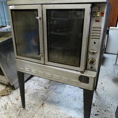 Gas convection oven w legs