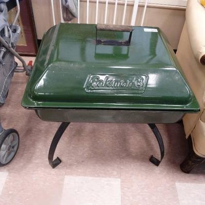 Coleman charcoal grill.