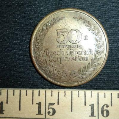 Beechcraft 50th Anniversary Coin