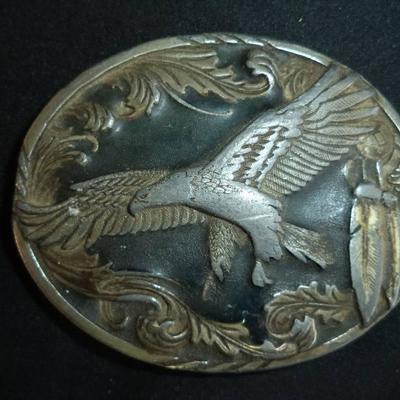 Brass Eagle USA Made Belt Buckle