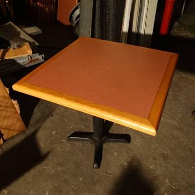 Pedestal base dining table- 30 x 30 2