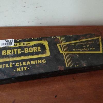 Brite-Bore rifle cleaning kit.