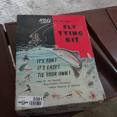 Fly tying kit.