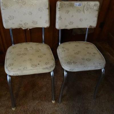 2 dining chairs.