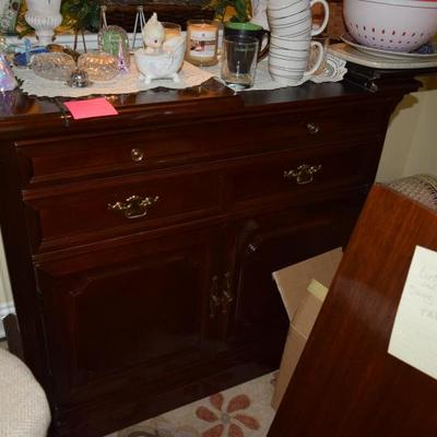 Sideboard/Buffet, Kitchen items, & Home Decor