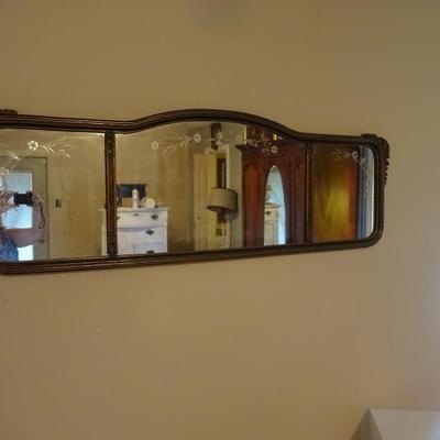 antique buffet mirror 