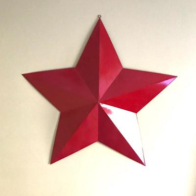 2 of these painted metal stars available. Measure approximately 24