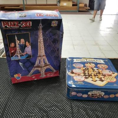 Lot of Family Fun Board Games and 3D Puzzle