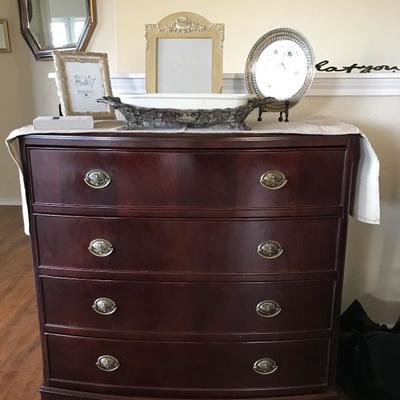 The Bombay Company 4-drawer dresser. Really good condition. $120.