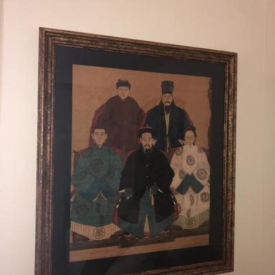 19thC Chineses ancestral portrait