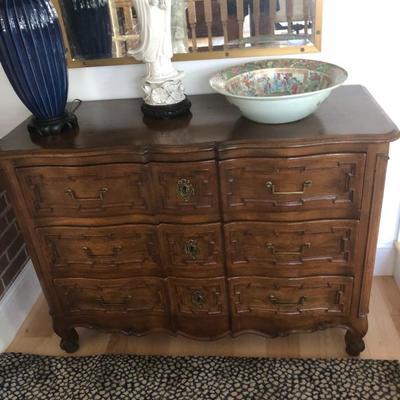 French country reproduction chest of drawers