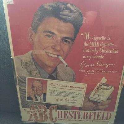 Vintage Chesterfield advertising 