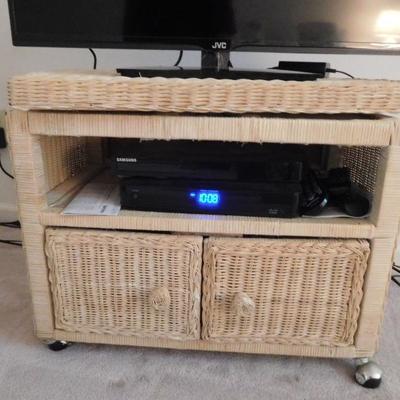 Wicker Television Stand