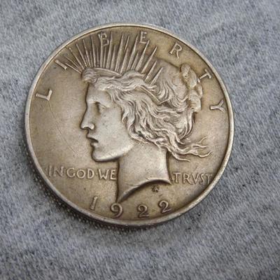 1922 Peace Silver Dollar 