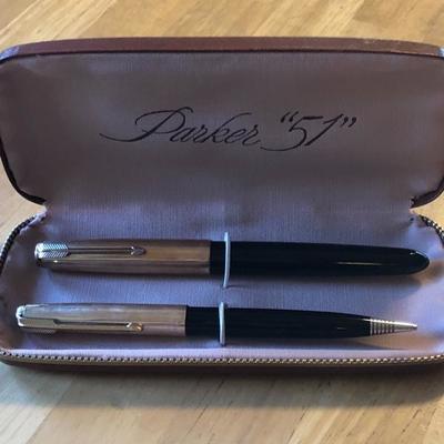 Parker 51 Gold filled pen set in original case