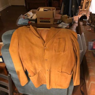 Vintage California mend Suede coat