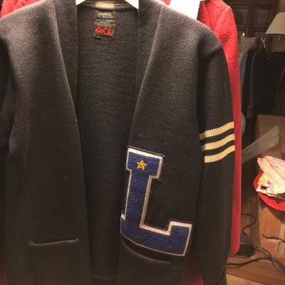 Loyola High School Varsity Sweater Clint 1940â€™s
