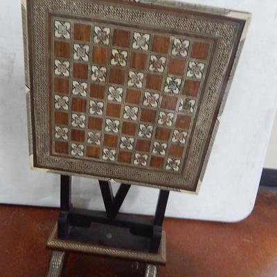 Inlaid Tilt Top Game Board