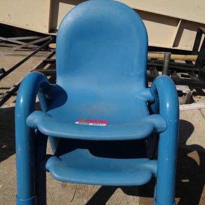Blue Arch Leg Plastic Seat Kids Chairs