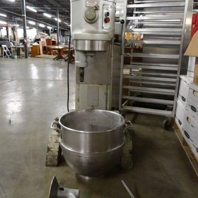 Hobart H-600 60QT Mixer With Stainless Bowl and Sp
