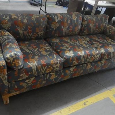 Couch w floral design