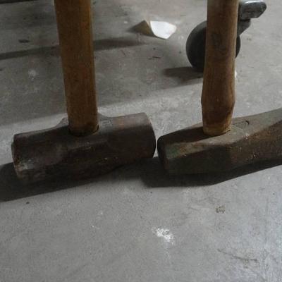 Sledgehammers & splitting axe