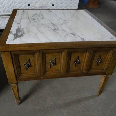 Marble top coffe table