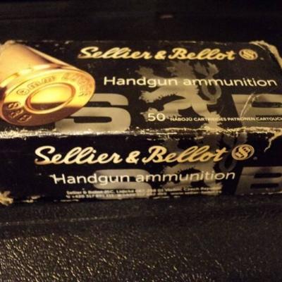 50 rounds Sellier and Bellot FMJ 9mm luger ammo 1