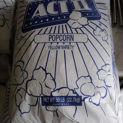 (1) 50 lbs. bag ACT II yellow variety popcorn