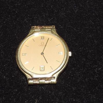 18k Omega quartz watch