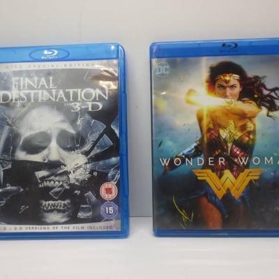 Final destination in 3D and wonder woman blueray