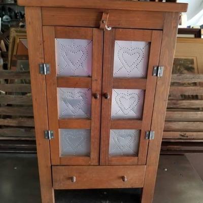 Collectible Wooden Spice Cabinet