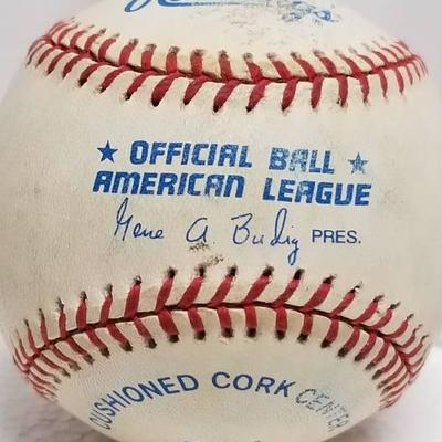 Hank Bauer Autographed Official American League