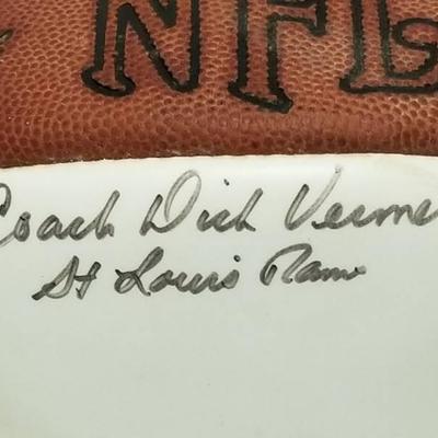 Coach Dick Vermeil Autographed Wilson