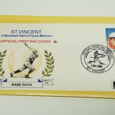 Babe Ruth HOF Stamp Lot Official Post Office 2